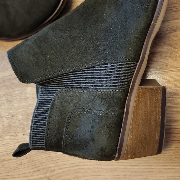 MIA Green Boots for Women for sale | eBay Mia dark green Calvin suede booties sz 8
